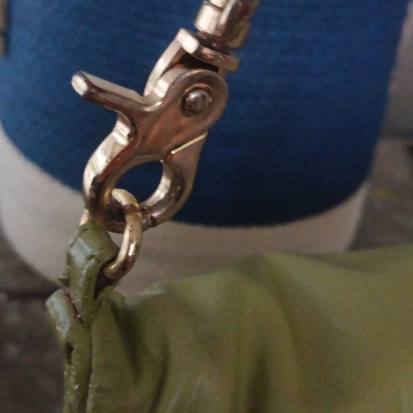 TORY BURCH OLIVE LEATHER THREE WAY HANDBAG - Picture 7 of 16